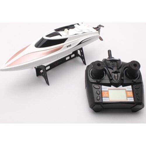 H102 High Speed 26KM/H RC Boat 3.4G Racing Remote Control Racing Boat Fishing Boat Toys for Children Hobbies Gifts