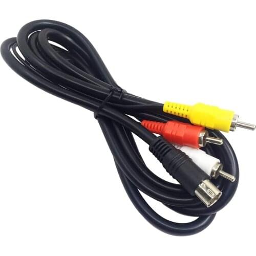 6 Feet Standard AV Cable RCA Connection Cord Compatible Sega Genesis 2 & 3