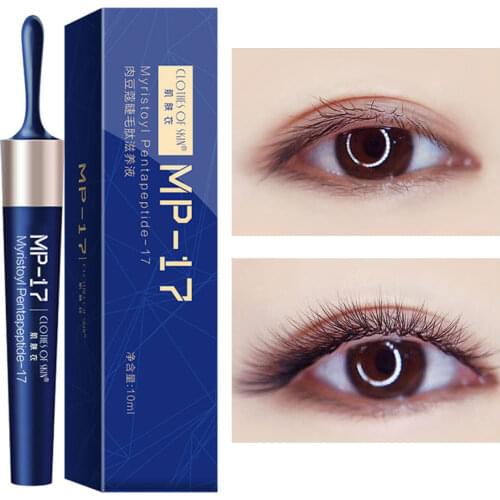 1Pcs Eyelash Growth Serum Liquid Thick Curly Lengthening Hair Care Eyebrow Enhancer Ginseng Root Extract Biotin Eye Makeup