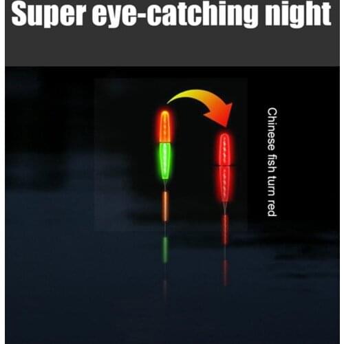 Smart Fishing Led Light Float Equipment Including Battery Tie fishing stopper Night chip sensing accessories Gravity F1W6