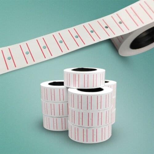 1 Roll(600 Labels) White Self Adhesive Price Label Tag Sticker Office Supplies