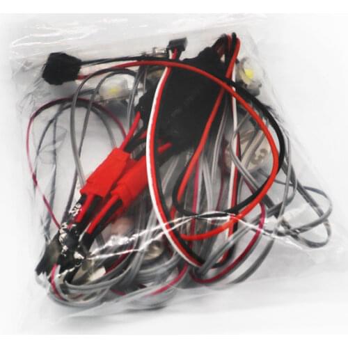 1Set 5 LED Flashing Bright Light Strobe Lamps Kit System RC fpv Aircraft Control Navigation Explosion-flashing 2s/3s/4/5/6s