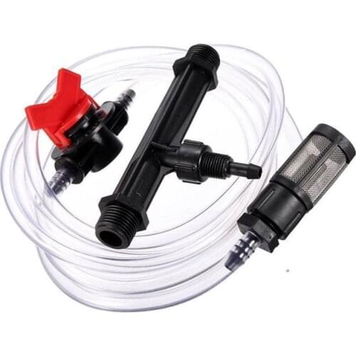 3/4 Garden Irrigation Device Venturi Fertilizer Injector Switch Water Tube Kit