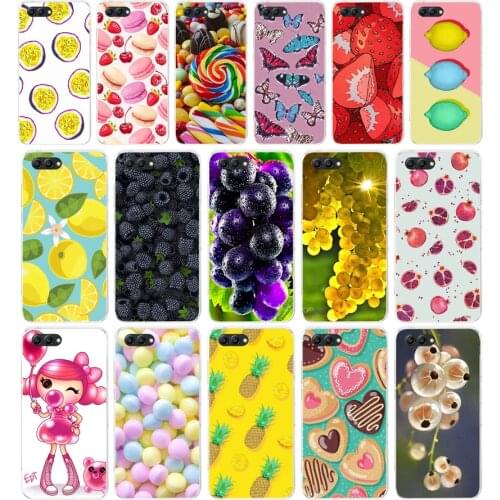 92AAColor of fruit Soft TPU Case Cover For Huawei Honor 10 10 Lite 20 20 PRO Lite