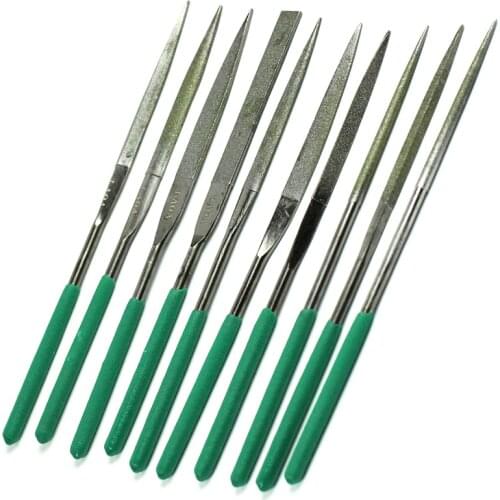 LAOA Diamond File Needle File in Shape Triangle Flat Semicircle Square Use for Carving