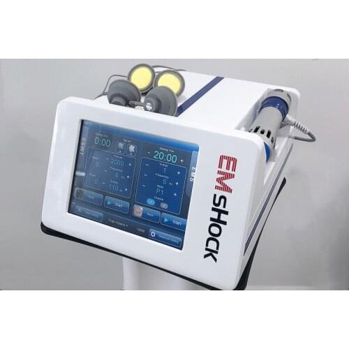 Physical Health Care Shock Wave Therapy Machine Low Intensity For Erectile Dysfunction With EMS Muscle Stimulation 2 In 1 Device