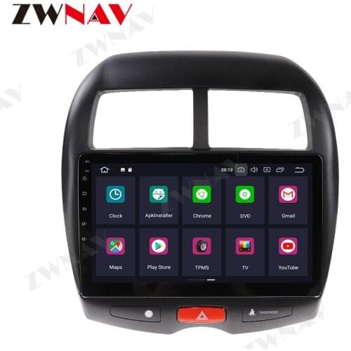 Android 10 Car DVD Player GPS Navigation For Mitsubishi ASX C4 Peugeot 4008 2010 Auto Radio Stereo Multimedia Player HeadUnit