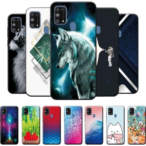 Case For Samsung M31 Prime New Case For Samsung Galaxy M31 Prime Silicone Soft TPU Back Cover Case For Samsung M31Prime Wolf 6.4