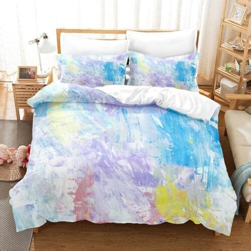 Colour Bedding Set For Bedroom Soft Bedspreads For Bed Home Comefortable Duvet Cover Quality Quilt Cover And Pillowcase