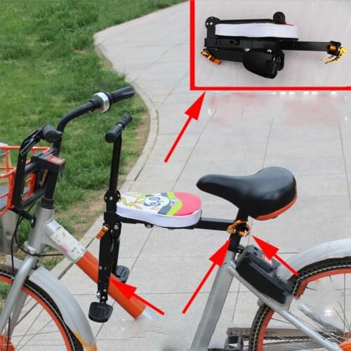 Clearance Promotions Childrens Bicycle Seats For Road Front Mat Child Safety easy carrying and folding quick release