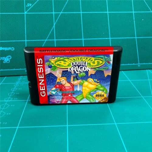 Battletoads & Double Dragon - 16 bit MD Games Cartridge For MegaDrive Genesis console