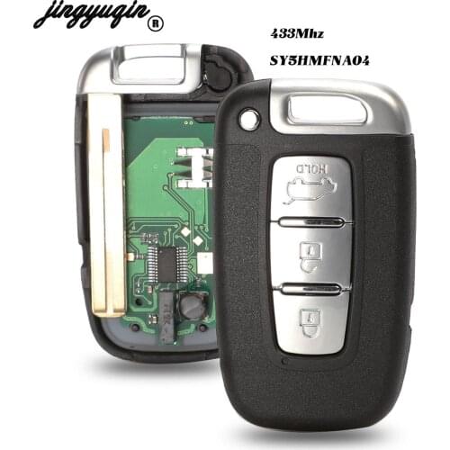 Jingyuqin 433Mhz Car Remote Smart Key Suit for HYUNDAI I30 I45 Ix35 Genesis Equus Veloster Tucson Sonata Elantra K2 K5 Optima