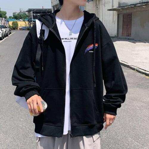 Plus Size 5XL-M Autumn Winter Fashion Hooded Jackets Men Clothing 2021 Simple Loose Casual Outwear Sport Coats Streetwear Sale