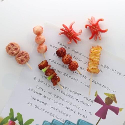 Fridge magnet mini baking food creative magnetic sticker kids like food simulation resin toy home decoration gift fun DIY