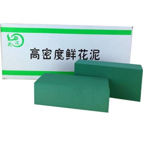 Inserting Fresh Flower Mud Design Handle Foam Wedding Flower Holder DIY Decoration Rectangle Shape Florist Flower Art Supplies