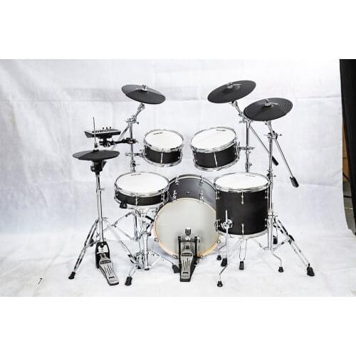 Professional Non Contact Triggering Grand Electronic Drum Kits with 5 Drum 4 Cymbals Dual-Trigger for All Pads 3 Trigg