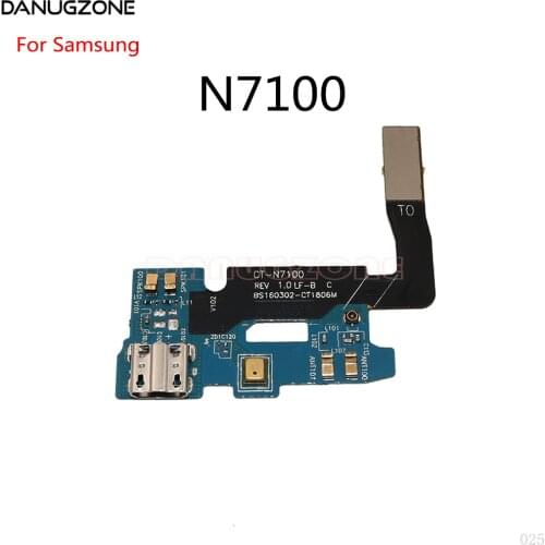 USB Charging Jack Plug Socket Connector Charge Dock Port Flex Cable For Samsung Galaxy Note 2 II NOTE2 4G N7105 GT-N7105