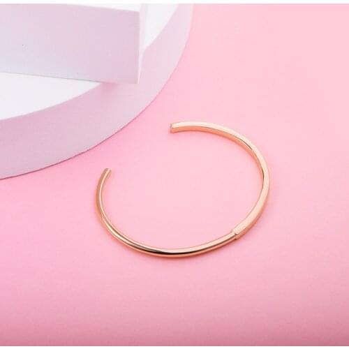 Signature I-D Bangle Argent 925 Sterling Silver Cuff Bangles & Bracelets for Women Fashion Jewelry Gift Pulseras Wholesale