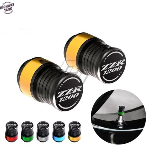 Motorcycle Accessories Wheel Tire Valve Caps Covers Case for Kawasaki ZZR1200 ZZR 1200 All Year
