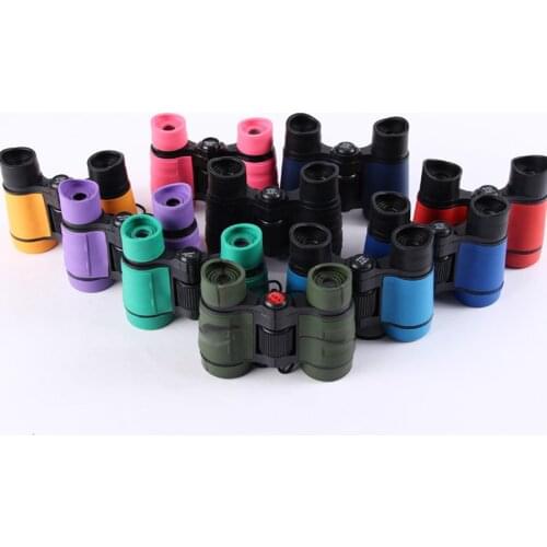 Childrens toy binoculars 4X30 high resolution color non-odor rubber handle non-slip holiday gift birthday gift