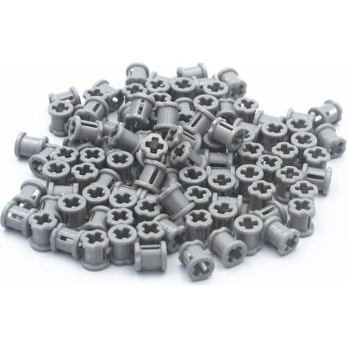 MOC Building Blocks Self-Locking Bricks Technical Parts 100pcs BUSH FOR CROSS AXLE compatible with lego for Kids Boys Toy 3713