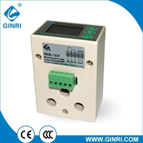 MDB-1Z/F 1-30A Motor Protective Relay with overcurrent and phase loss protection