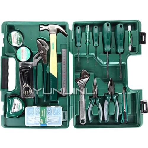 Tool Set 36 Pieces Electrician Home Hardware Toolbox Multi-function Repair Tool DY06503