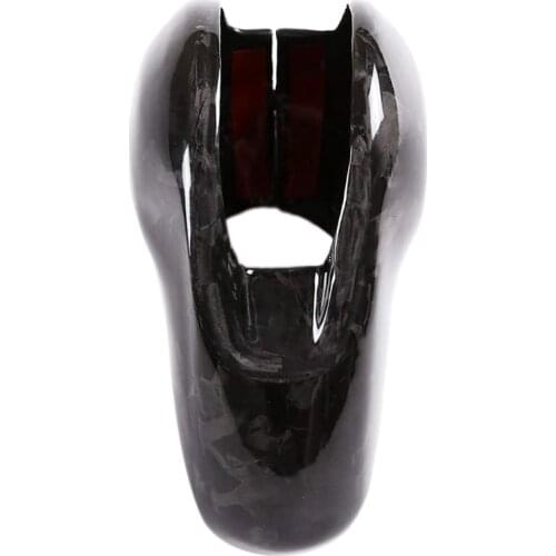 Real Carbon Fiber Interior Gear Lever Head Trim Plate Auto Parts for Porsche Macan Panamera Cayman 718 911 Boxster