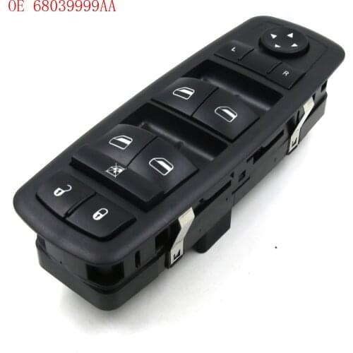 NEW Window Switch Replace for CHRYSLER TOWN & COUNTRY 2008-2010 DODGE GRAND CARAVAN 2008-2010 OE 68039999AA, 68039999AB