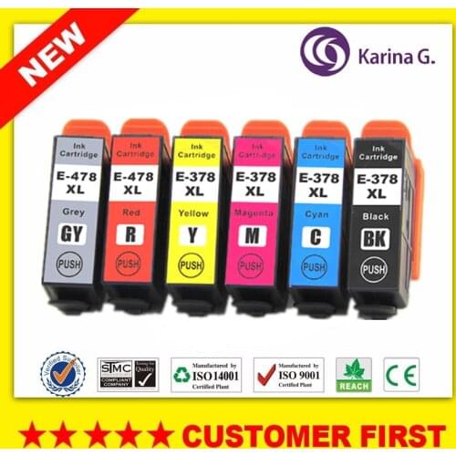New Compatible For Epson 378XL T378XL 478XL T478XL ink cartridge Suit For Epson Expression Photo XP-15000 etc