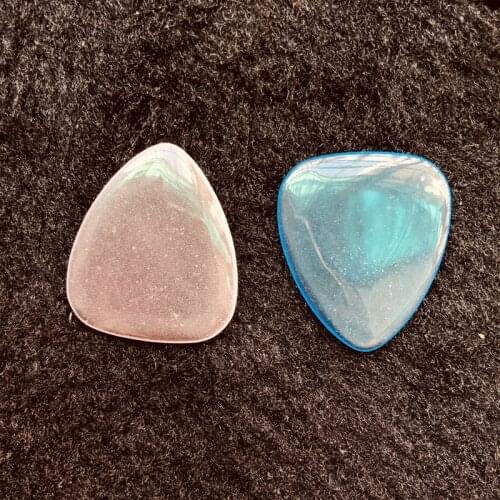 Wholesale 1pcs Man Made Cats Eye Beads Guitar Pick,Stone Crystal Guitar Pick,"Round Tip"Stone Pendant Bead