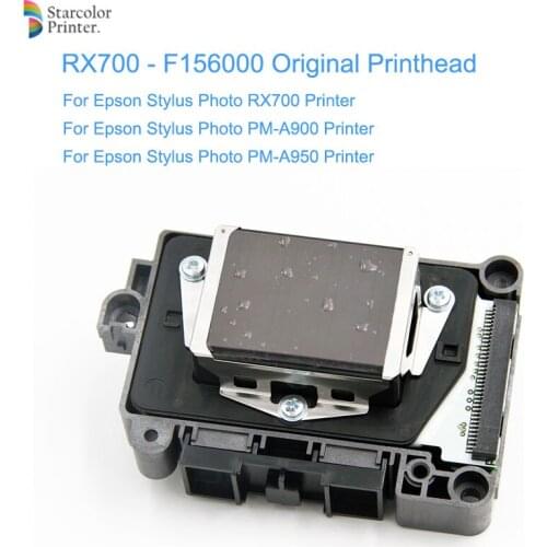 Original F156000 Print Head RX700 Printhead For Epson Stylus Photo RX700 PM-A900 PM-A950 Printer (5Pcs Ink Dampers For Free)