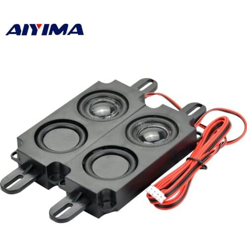 AIYIMA 2Pcs Audio Portable Speakers 10045 Box Double Diaphragm Speaker 8 Ohm 5W DIY Mini TV Speakers