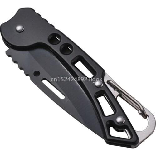 Portable Multi-function Knife Can Be Hung with Keychain Mini Folding Knife Pocket Knife Stainless Steel Fruit Knife Self-defense