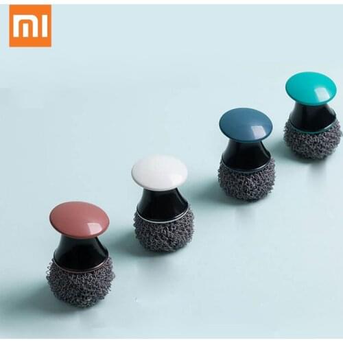 Xiaomi Nano Handle Brush with Short Handle Removable Handle Degreasing Pan Washing Brush Kitchen Supplies