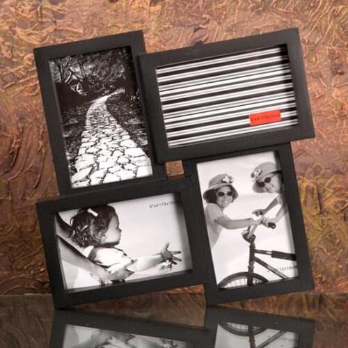 Modern Multi Plastic frame 4 pcs 10x15 cm фоторамка коллаж Photo frame