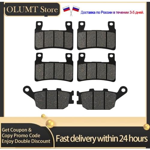 Motorcycle Brake Pads Front Rear Kits For HONDA CBR600F4–Sport CBR600RR CBR900RR VTR1000SP CB1300S CBR929RR CBR954RR RVT1000R