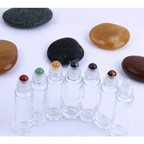 10PCS Roller Balls Perfume Bottles Essential Oil Bottles Glass Roller Bottles10ML Empty Roller Bottles