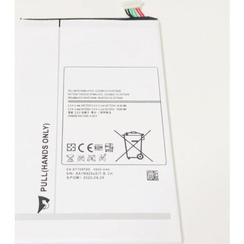 3.8V 4900mAh EB-BT705FBE For Samsung Galaxy Tab S 8.4 T707D T707A T707V T705 T705Y T705M T705C T700 SC-03G Battery