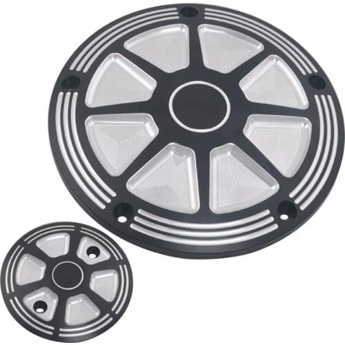 Motorcycle Aluminum Derby Timing Case Clutch Master Cylinder Chain Timer Cover For Harley Touring Softail Dyna