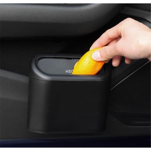 Car Trash Can Auto Organizer Storage Bag Car Garbage Bin Ashtray Dust Case Holder Auto Accessories