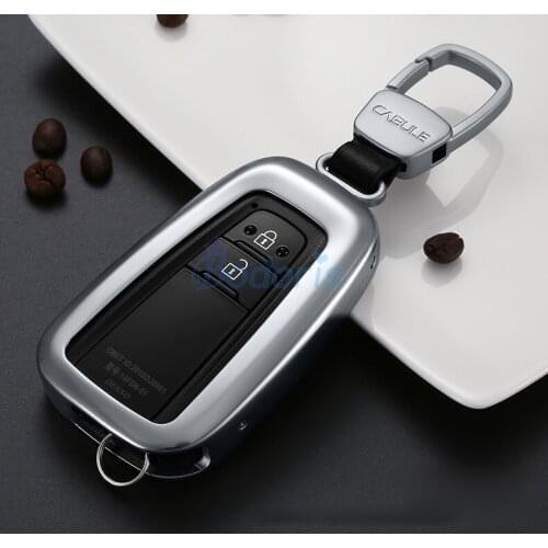 For Toyota Camry 2018 Silver Golden Gray Color Key Chains Sets Case Ring Cover Car Styling Accessories