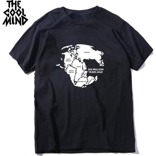 COOLMIND 100% cotton funny cool short sleeve men T shirt casual summer loose men tshirt male knitted mens tee shirts