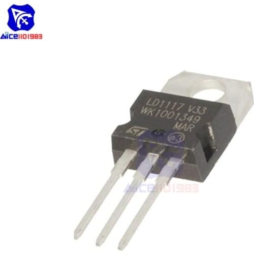 Diymore 1 Piece LD1117V33 Voltage Regulator IC LD117 LD33V 3.3V DIP-3