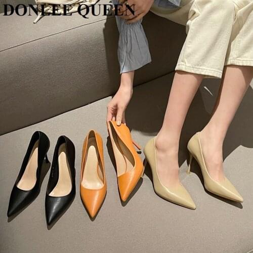 DONLEE QUEEN Womens High-heeled Shoes