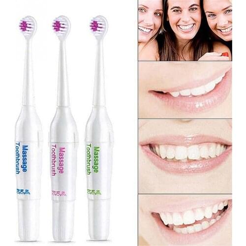 Newly Battery Powed Electric Toothbrush with 3 Brush Heads Oral Hygiene Health Products