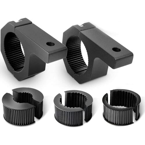 LED Light Horizontal Tube Bar Clamp SUV Car ATV 1-2'' Bull Bar Roof Rack Roll Cage Driving Lamp Mounting Braket Clip Holder