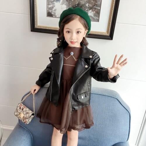 JARGAZOL Leather Jackets For Girls