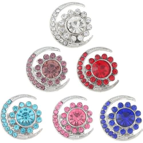 JaynaLee 18-20mm Metal Ginger Snap Button Fit Ginger Snaps Bracelets Jewelry for women men gifts GJS5362