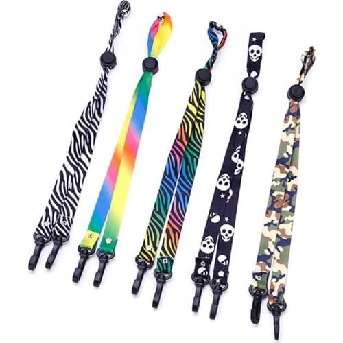 Cartoon Candy-Colored Glasses Mask Hanging Chain 58cm Anti-Loss Anti-Slip Mask Chain Rope Face Mask Holder Mask Hanging Neck Rop